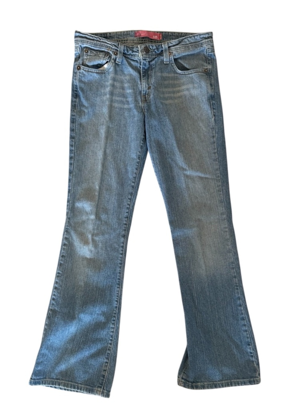Levi's Vintage Y2K Light Blue Women's Super Low Boot Cut Flare Jeans Size 9M